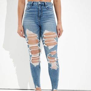AE Distressed Jeggings